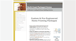 Desktop Screenshot of northcoastpackagedhomes.com